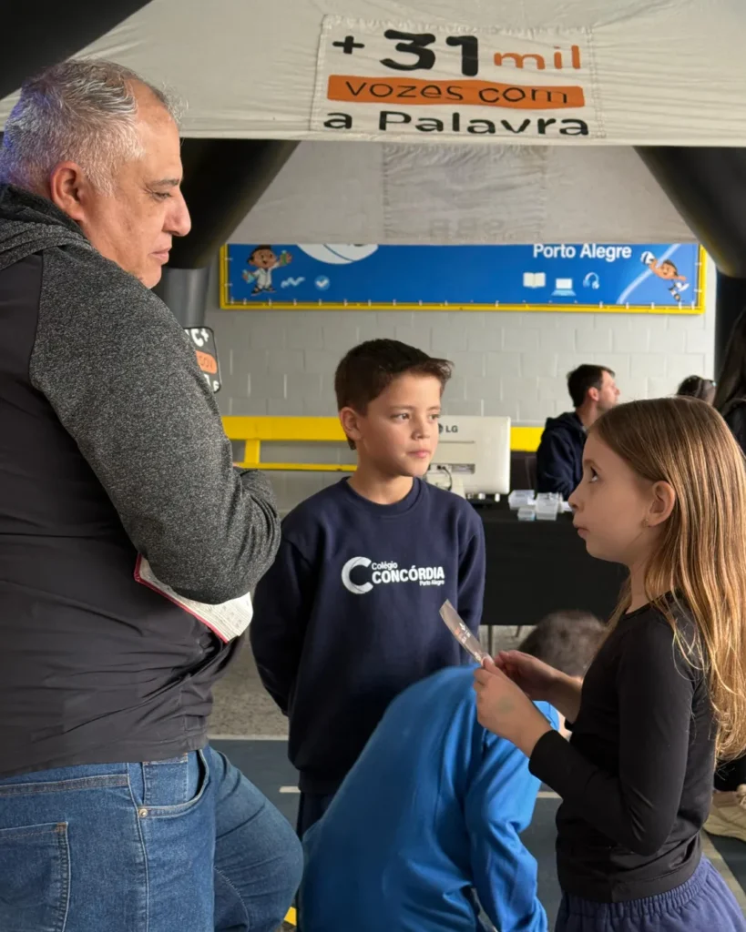 Projeto 31 Mil Vozes Sociedade Bíblica do Brasil Colégio Concórdia.