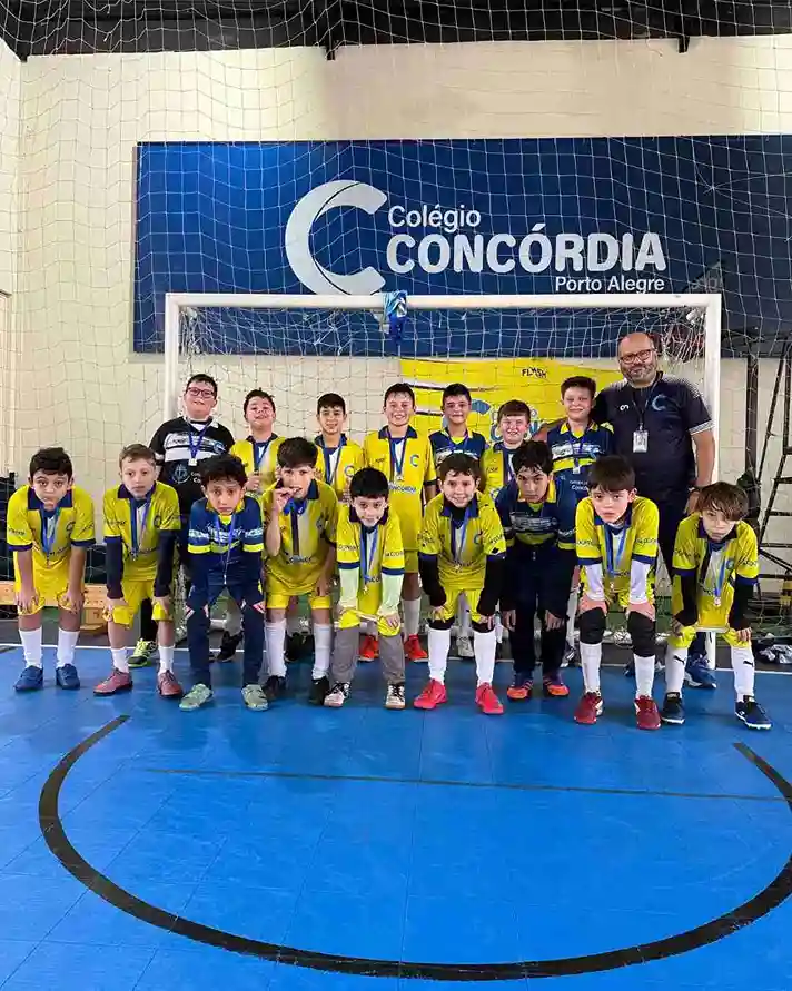 Amistoso escolinhas Colégio Concórdia Porto Alegre e São Leopoldo
